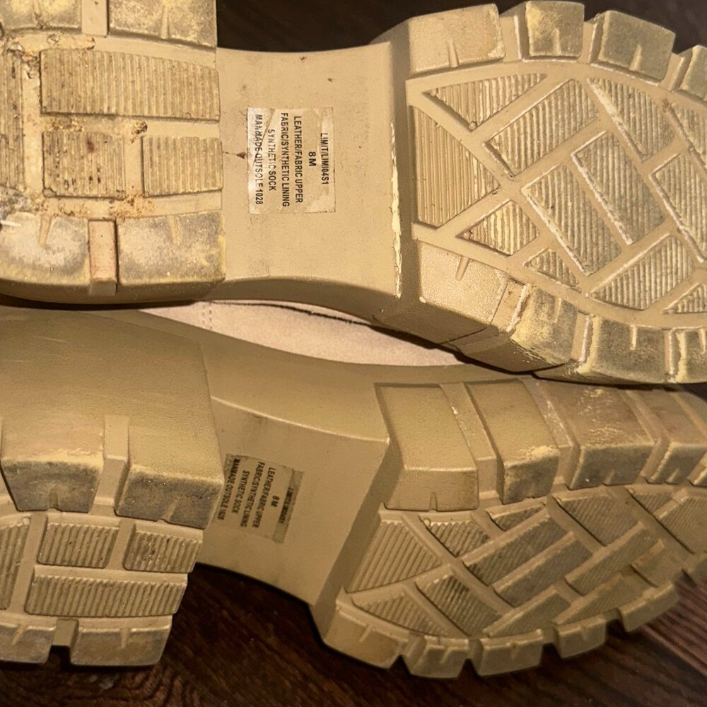 Steve Madden Liberti Sand Boots Platform - Picture 7 of 9